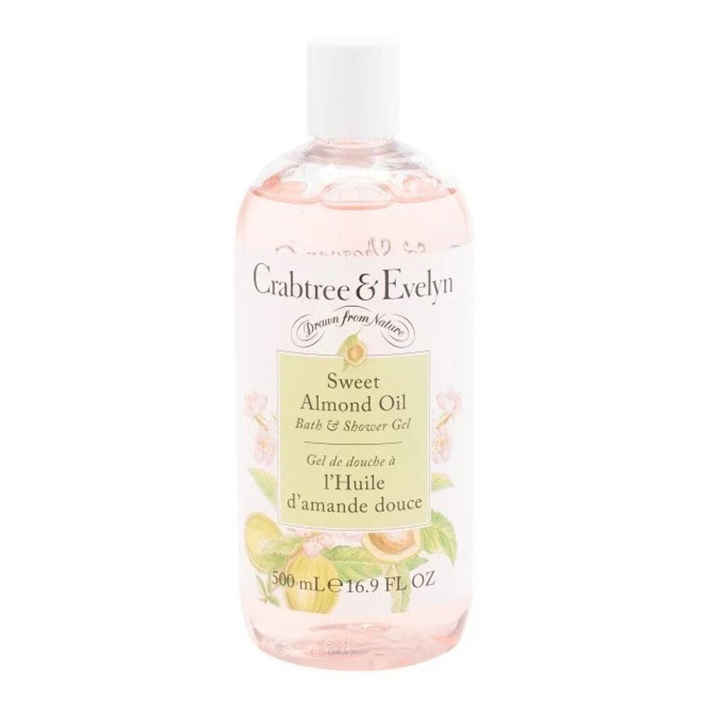 Crabtree & Evelyn SWEET ALMOND OIL Bath & Shower Gel 16.9 oz DEAL FREE SHIPPING!